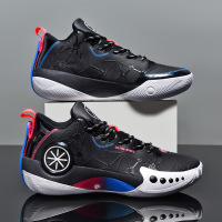 Men and women with reflective shock absorber rebound professional basketball shoes for teenagers actual combat training sports shoes