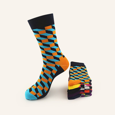 Men's cotton socks for men and women in all seasons long fashion socks