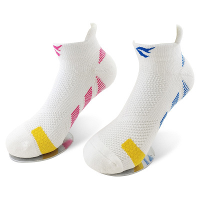 Professional sports socks summer men and women running fitness socks anti-skid breathable thin simple short tube socks