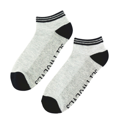 Spring and summer men's invisible light mouth color socks cotton leisure breathable sports socks